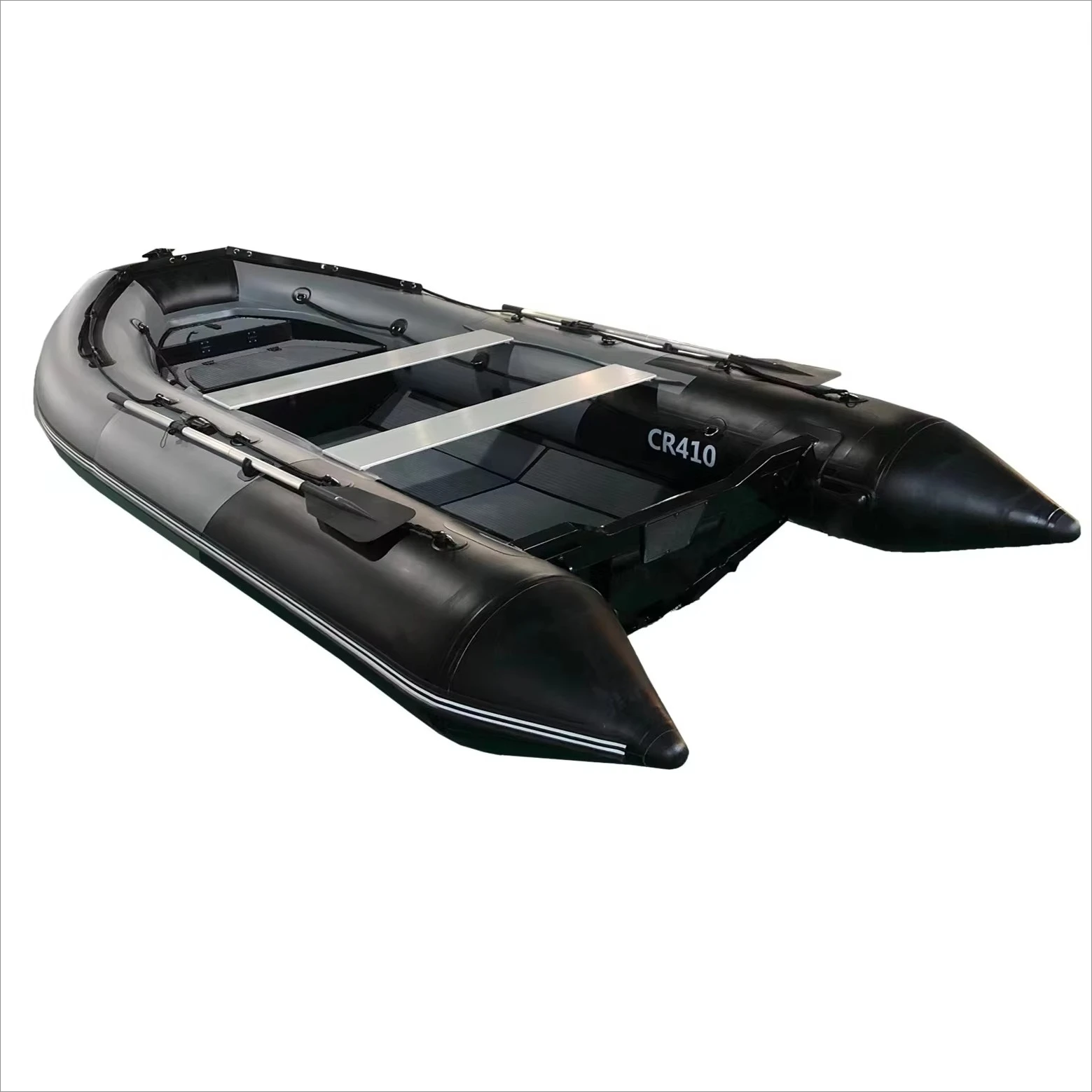 قارب قابل للنفخ من الألومنيوم RIB 420 سريع السرعة للبيع