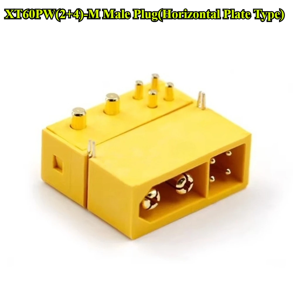 

1/2/3/5Pcs/lot XT60PW(2+4)-M XT60(2+4)-F Banana Bullet Male Female Connectors Plug Connect Parts for RC Lipo Battery PCB Board