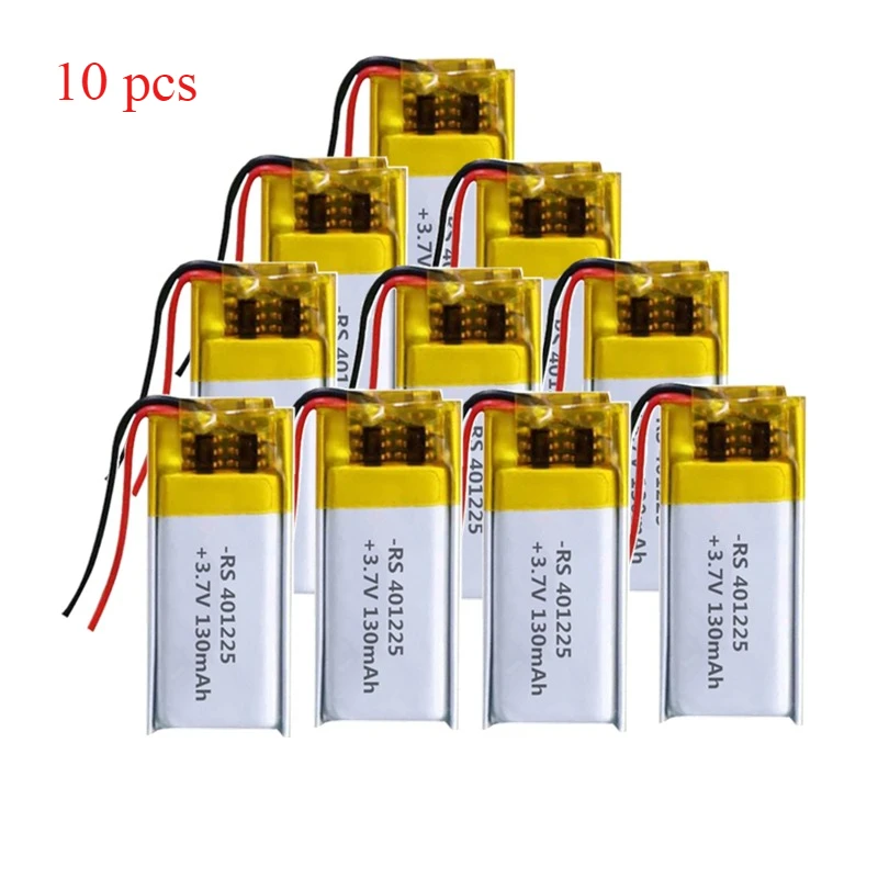 401223/401225 3.7V 130mAh Li-Polymer Battery for Xiaomi Mi Band/Bluetooth Earphones/Selfie Stick/Recording Pen/Beauty Instrument - Image 5