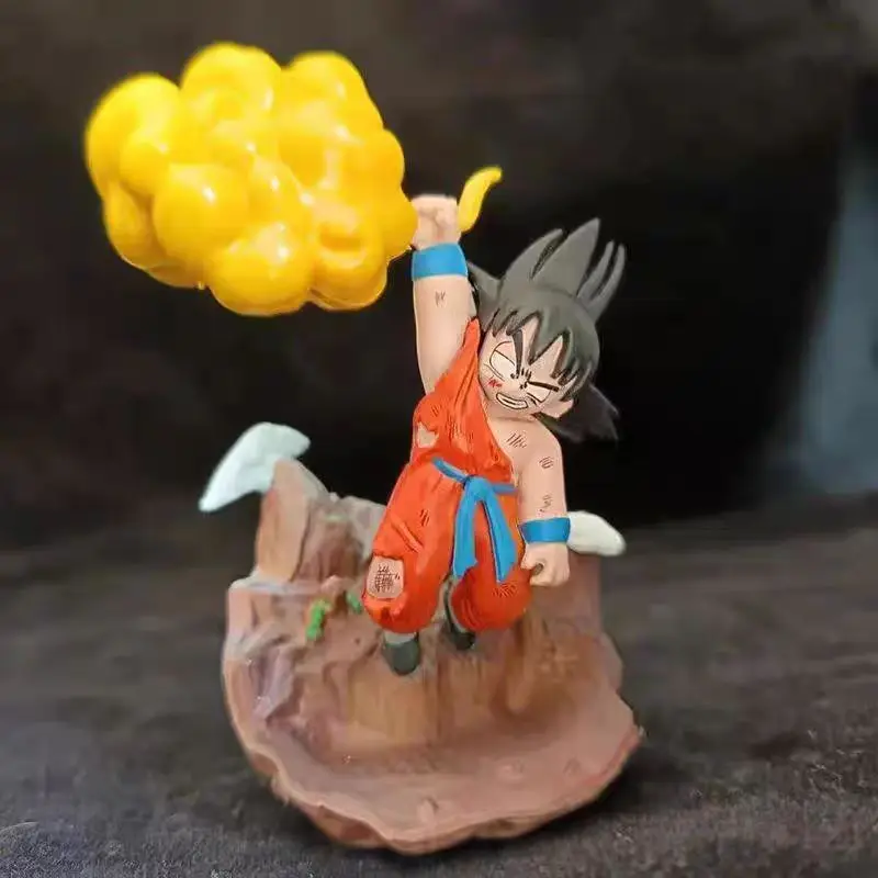 Figurki Anime Dragon Ball Z Cloud Goku dla dzieci Krillin Shark Egg Buu Gotenks Trunks Figurki Akcji Babidi w wersji Q, modele z PVC