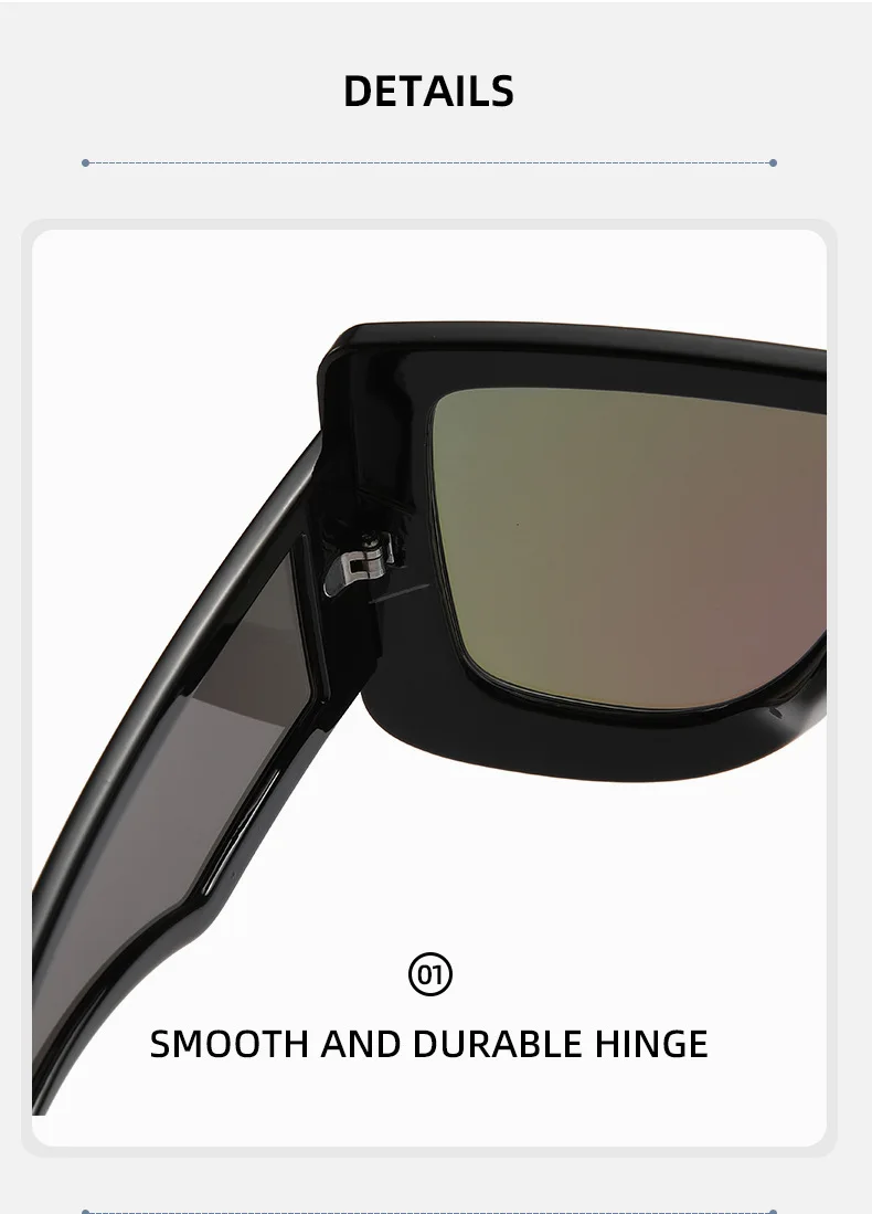 선글라스 남성용 선글라스 여성용 빈티지 힙합 펑크 스타일 선글라스, 등산, 관광 및 해변 사용에 적합