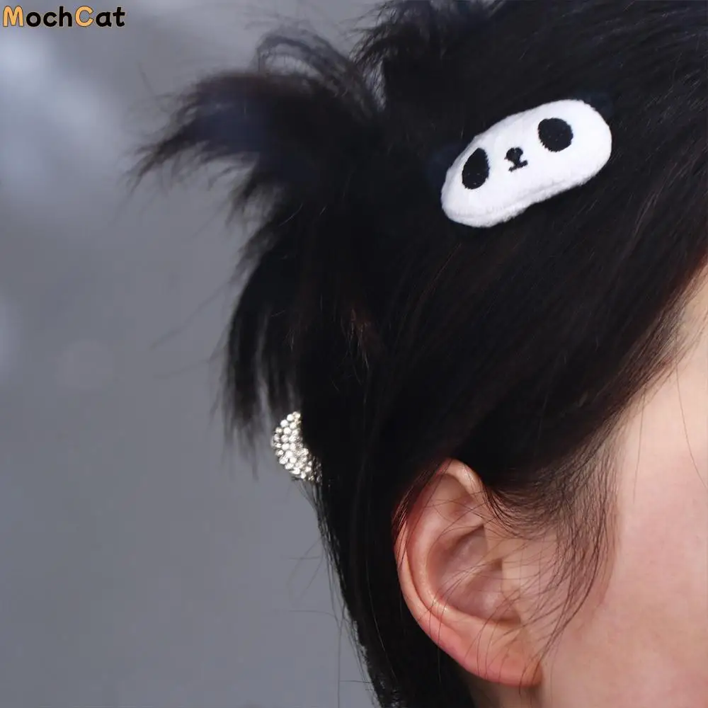 

Hair Rope Cartoon Design Hairpin Plush Animal Doll Plush Panda Headband Brooch Women Hair Accessories Chinese Style Headwear