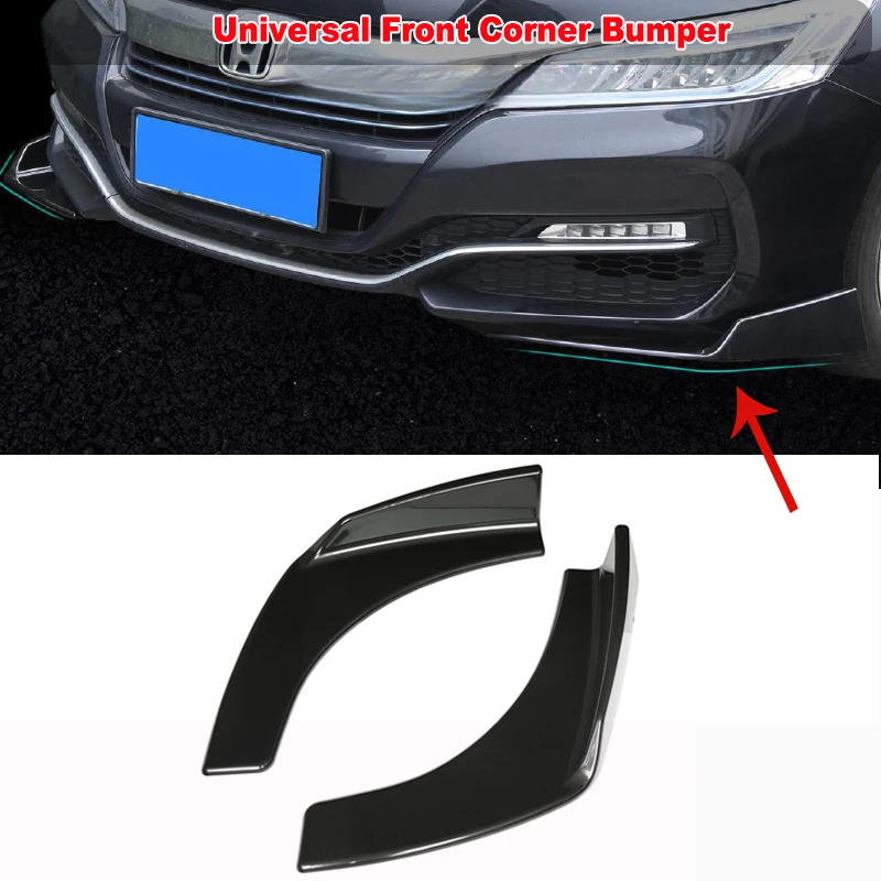 

Universal Front Corner Bumper Side Splitters Cover Lip Air Vent Intake Spoiler Deflector Body Kit Protection Car Accessories