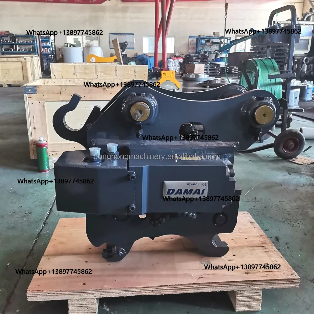 

Гидравлическая быстросъемная муфта Peiqi CE/ISO для экскаватора 360° ° Свободное вращение