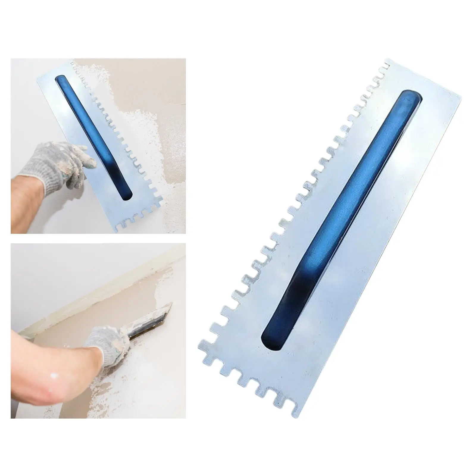 Stainless Steel Drywall Smoothing Spatula Tools Putty Tool Plastering Skimming Trowel Tile Portable Painting Mud Floor Wall Tile