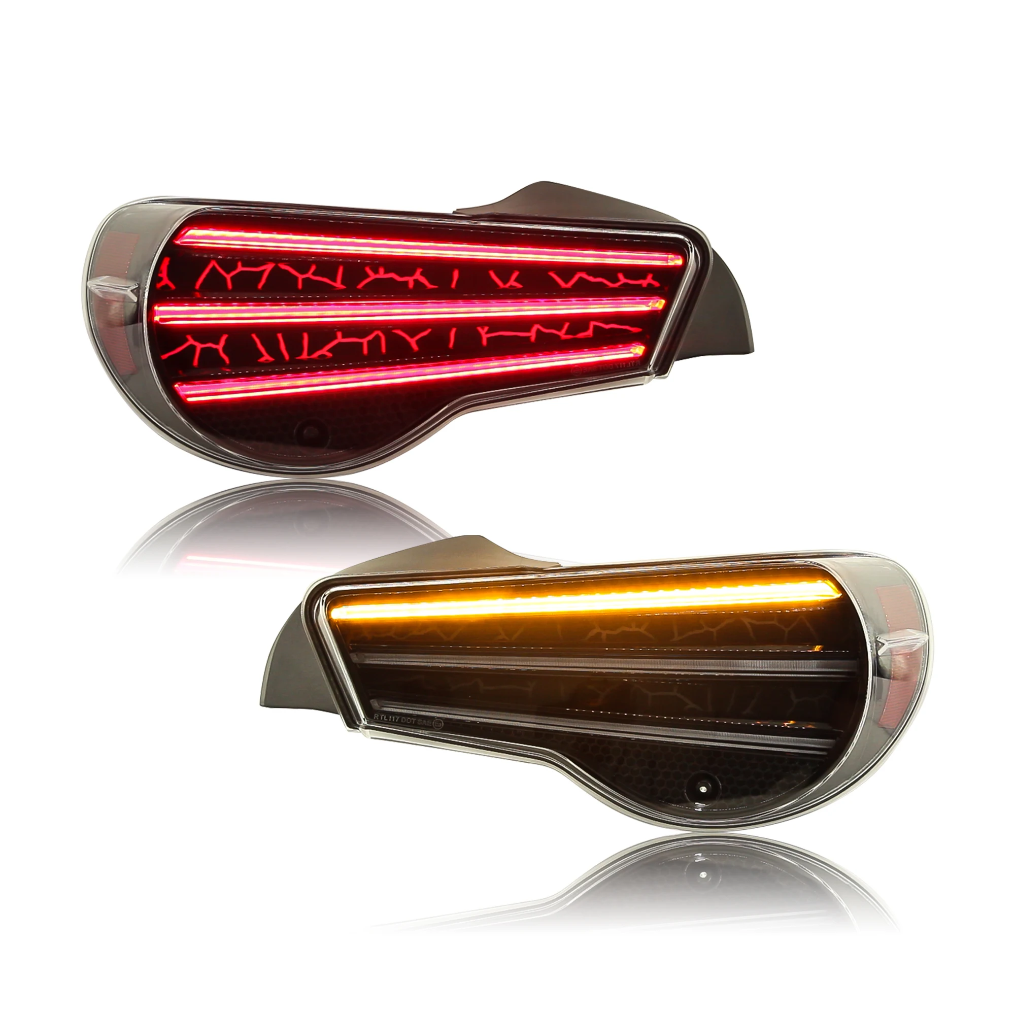 

Dk Motion Full LED RGB Red Tail Light Rear Lamp For Subaru BRZ For Toyota FT86 GT86 GT 86 TRD 2012-2020 Taillights Accessories