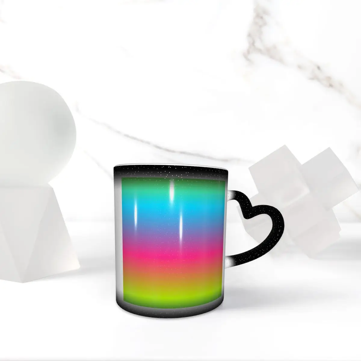 

Crayon Box Multicolored Ombre Mug Funny Ceramic Coffee Cups Tea Mugs Milk Cup Drinkware Gift for Friends