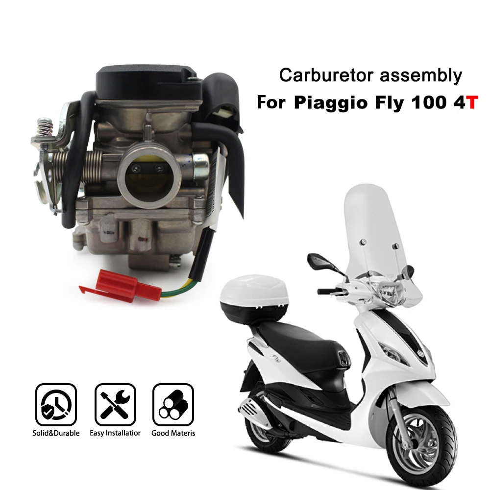 Durable Practical Useful Carburetor Assembly CM141909 Attachment Chain Saw Engine For Piaggio Fly 100 4T