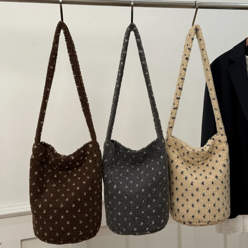 حقائب كتف حلوة للنساء لطيف أفخم الخريف والشتاء 2026 موضة جديدة متعددة الاستخدامات حقائب يد نسائية ذات سعة كبيرة #5