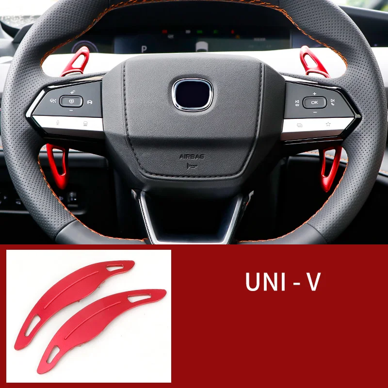 Aluminum Alloy for Changan Univ Uni-v Car Steering Wheel Paddle Shifter Interior Extension Shift Lever Blade Car Shift Paddle