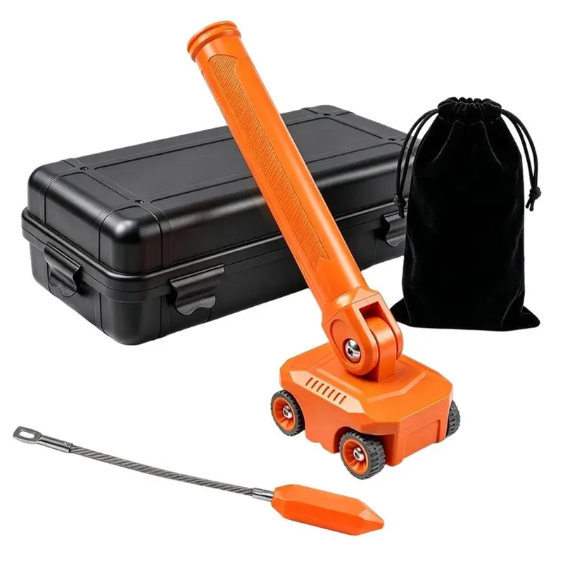A02F-High-Strength Magnetic Wire Puller With Stainless Steel Cable Leader- Stud Finder For Electrical For Wall Wiring