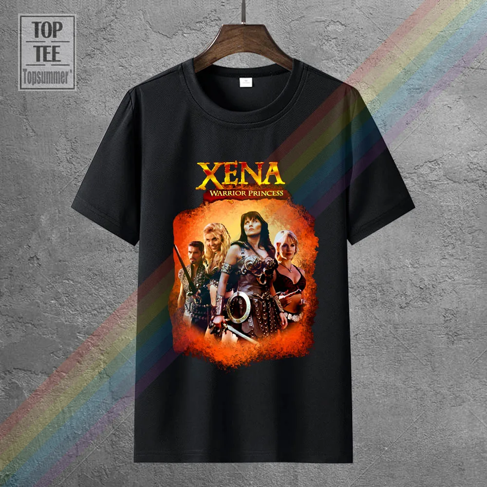 Xena Movie Mens Cotton Tshirts White T-Shirt Yaoi Tshirts Ahegao T-Shirts Summer Top Rtdawy