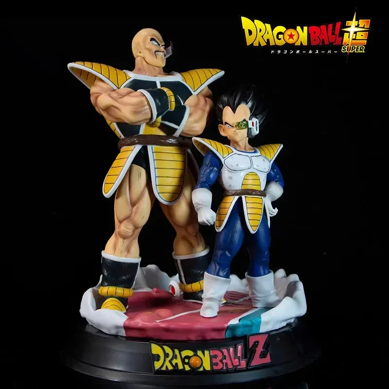 

Dragon Ball 35cm Nappa And Vegeta Super Saiyan GK Anime Figure The First Appearance Of The Saiyan Model Decorative Gifts Toys