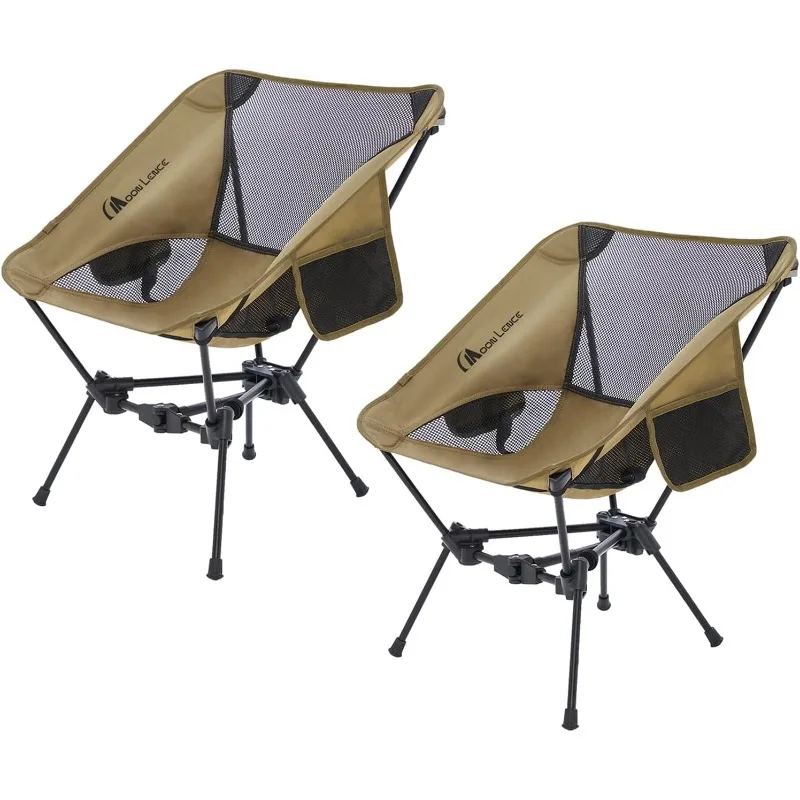 

Portable Camping Chair Backpacking Chair-2 Pack Ultralight Folding Chair,Lightweight Chairs for Hiking Mountaineering