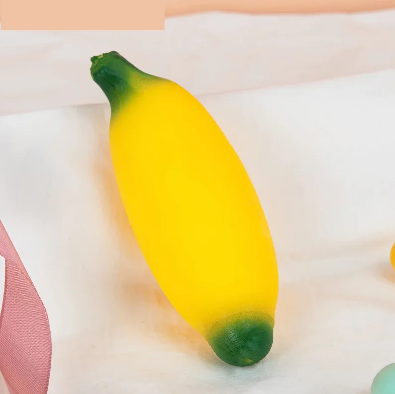 Soft Fruit Squishy Stress Relief Ball for Kids Slow Rebound Squeeze Toy Durable Play Fruit Ball for Children