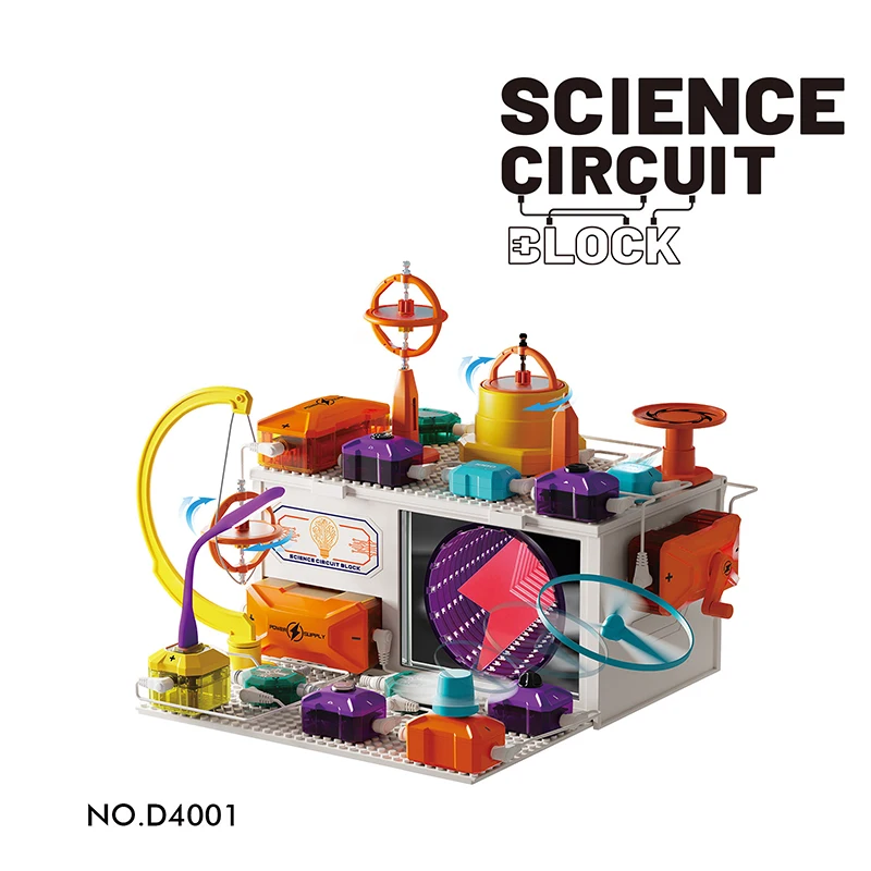 Elektronische technologie van de vierde orde Circuitbouwstenen Assemblage Natuurkunde Wetenschapsexperiment Verkenning Educatief speelgoed D4003