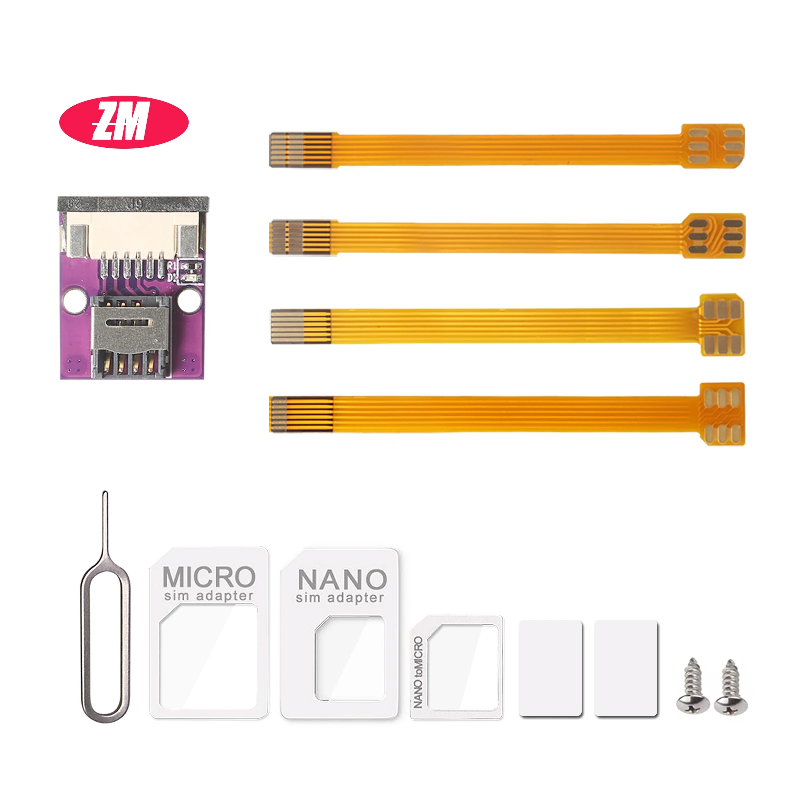 

ESIM to Nano SIM Expansion Cable ESIM Card Adapter Conversion Plate ESIM Lab Tested, No Soldering Required for 5*6 mm Chips