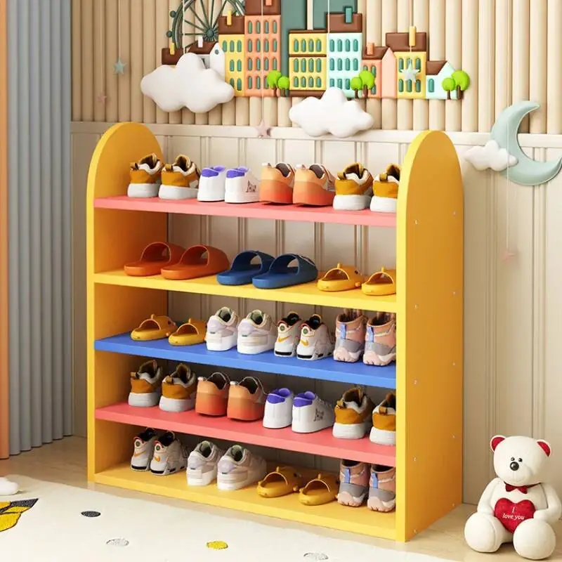 

Design Strong Shoe Cabinet Wood Vertical Beutiful Wooden Organizer Shoe Rack Storage Space Saving Armoire Chaussures Furniture