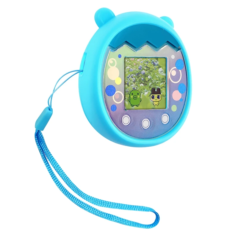 Silikon hülle für Tamagotchi Pix virtuelle elektronische Haustier maschine Schutzhülle Hülle wasserdichte Hülle mit Lanyard