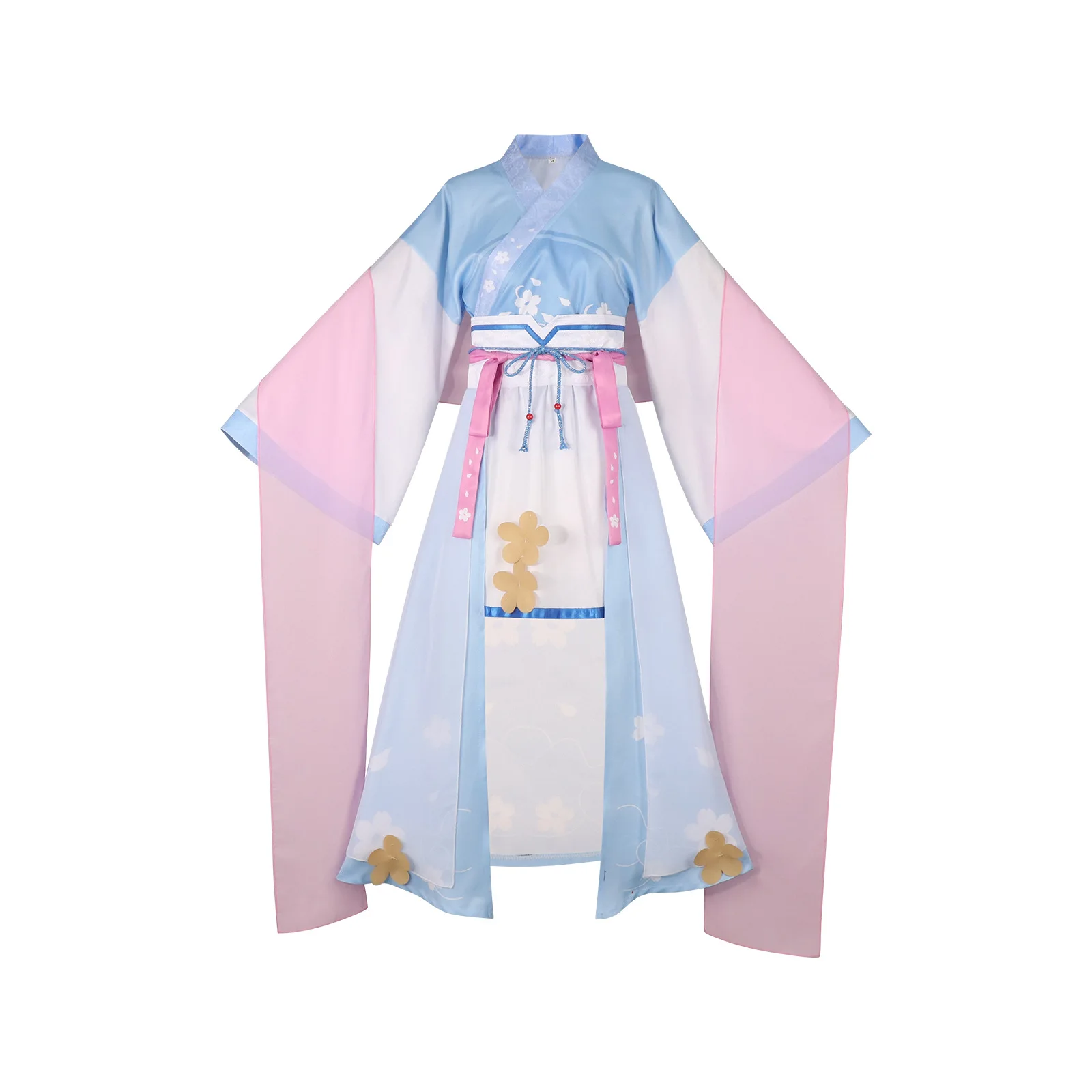 Game Blue Archive Takanashi Hoshino Cosplay-Kostüm, blaues Hanfu-Kleid, Schal, Anzug, Halloween-Party, Rollenspiel-Outfits