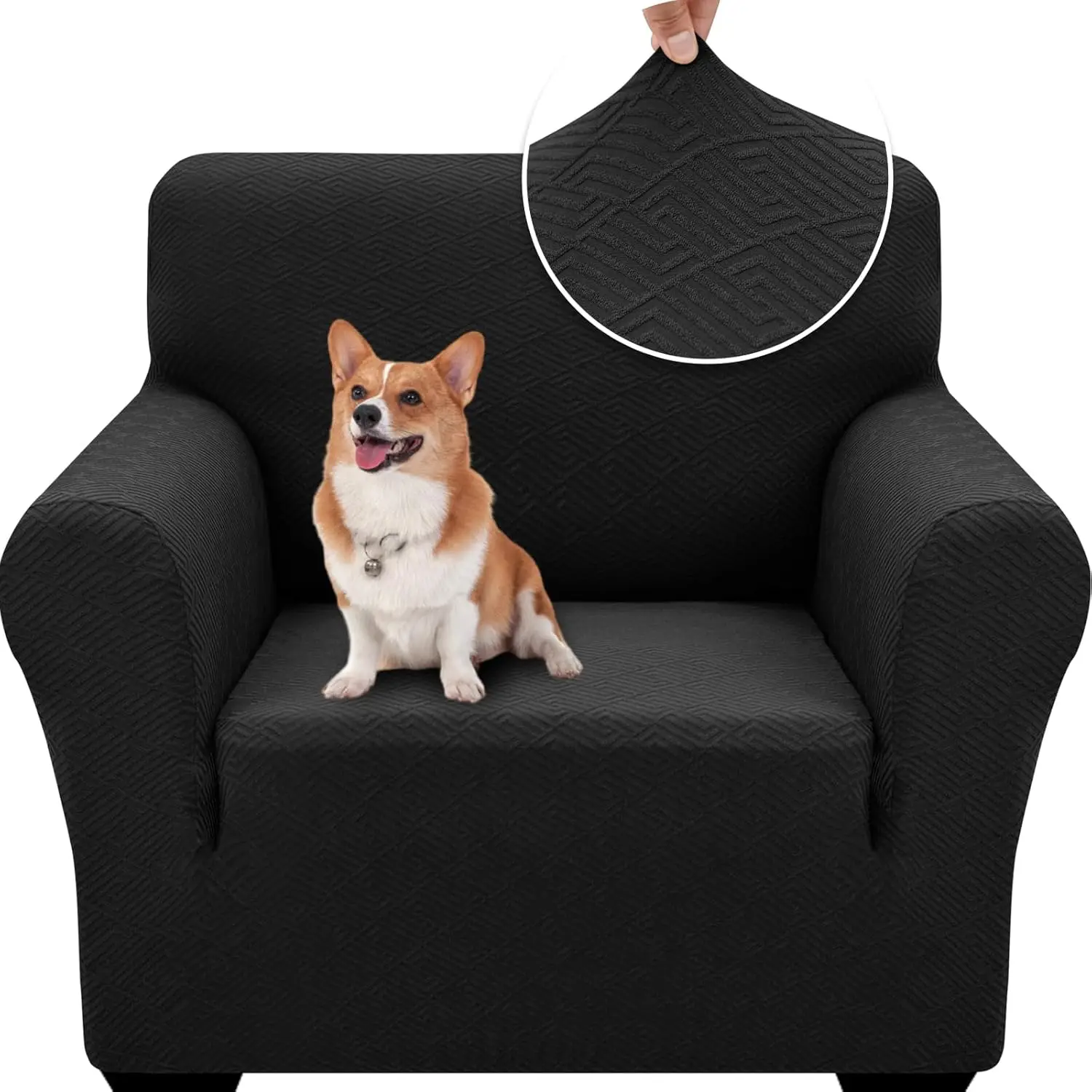 

2025 New Stretch Armchair Covers 1 Piece Chair Slipcovers Chair Protector For Living Room Thi Soft Chair Cover With Elastic