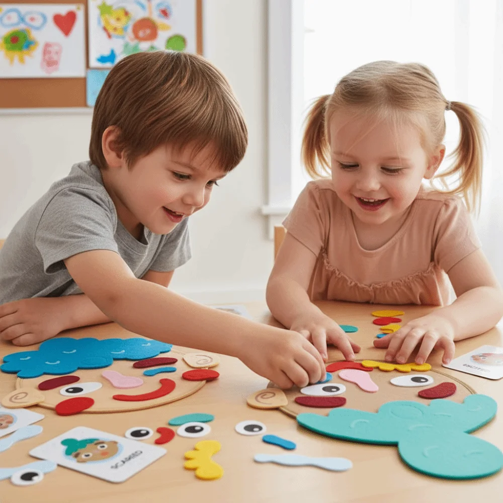 

Handcrafted Emotional Learning Montessori Describe Feelings Social Emotional Learning Making Faces Funny Face