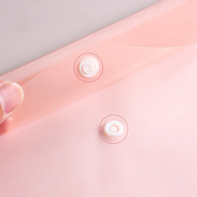 10 stuks bestandstas kunststof 16C A4 papier opbergmap PP transparant portfolio beleid aktetas met label waterdichte bestandstas