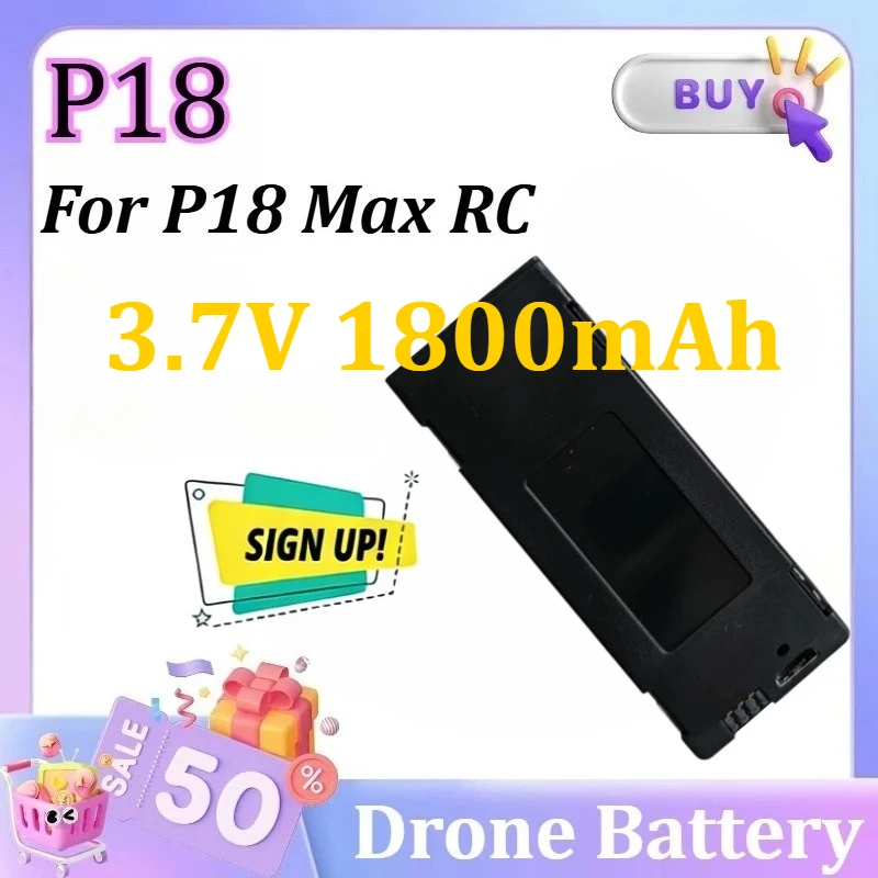 

Аксессуары для аккумуляторов дрона P18, 3,7 В, 1800 мАч, аккумулятор для дрона 552556 P18 Max, запасные части для радиоуправляемого дрона