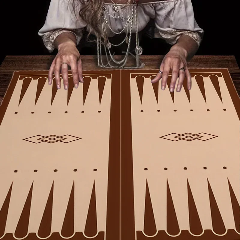 Backgammon Board Tarot Tablecloth 1 Pack Divination Meditation Universe Decorative Tablecloth Dirty Resistant Practical
