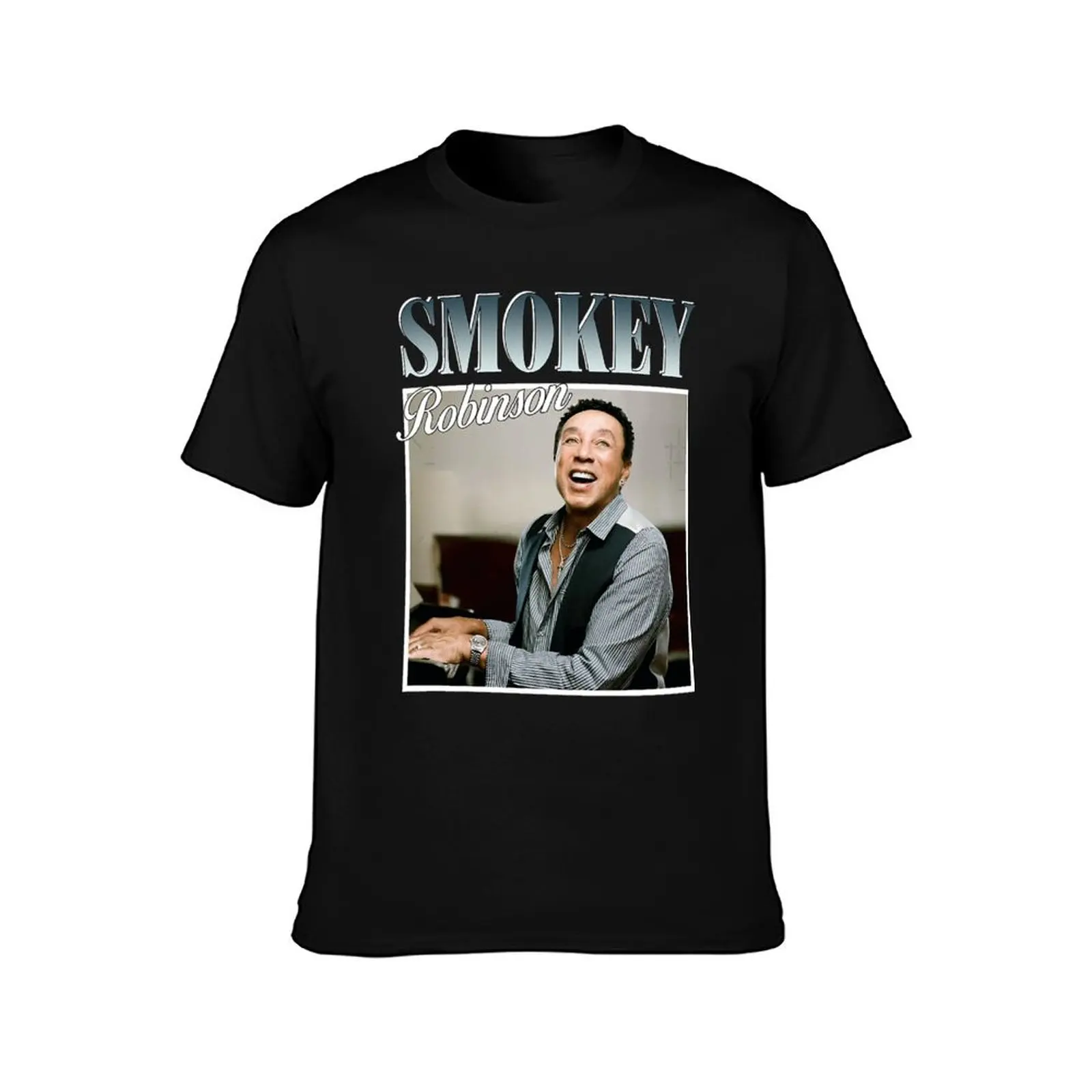 Smokey Robinson Retro Style Gifts for Fans T-Shirt shirts graphic tee graphic shirts custom shirt graphics men graphic t shirts