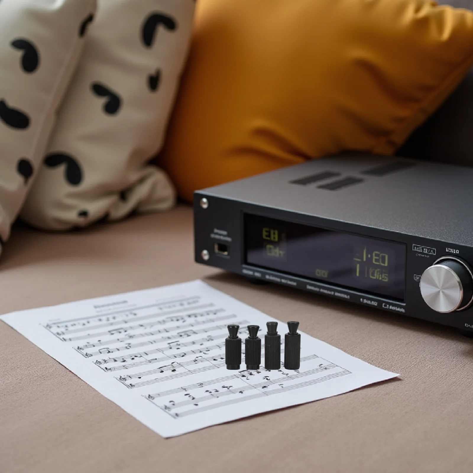 

4Pcs Tremolo Bridge Studs Guitar Bridge Replacement Screws Metal Mounting Bolts Elevating Screws for Electric Guitar