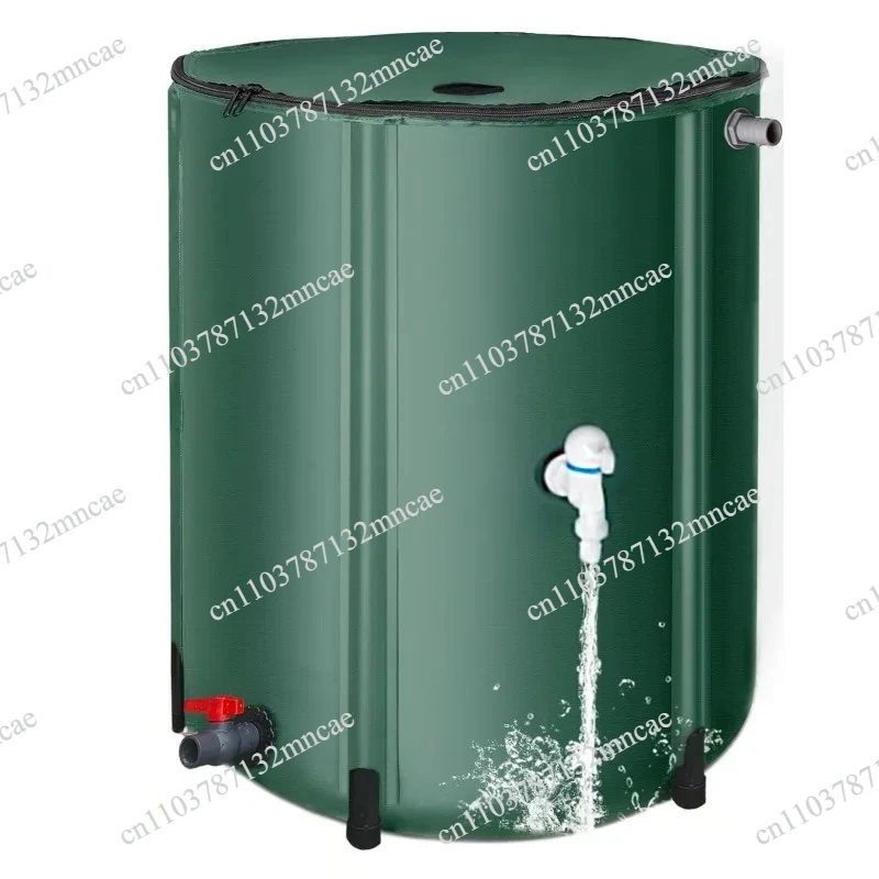 Flexible Rain Barrel Collapsible Water Tank Rain Collection Tank Strong Rainwater Harvesting UV-resistant High-toughness