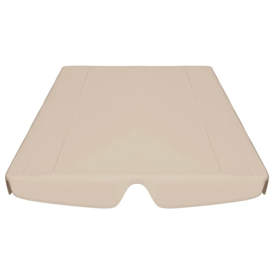 Replacement Canopy for Garden Swing Beige 74 66.1x43.3 57.1
