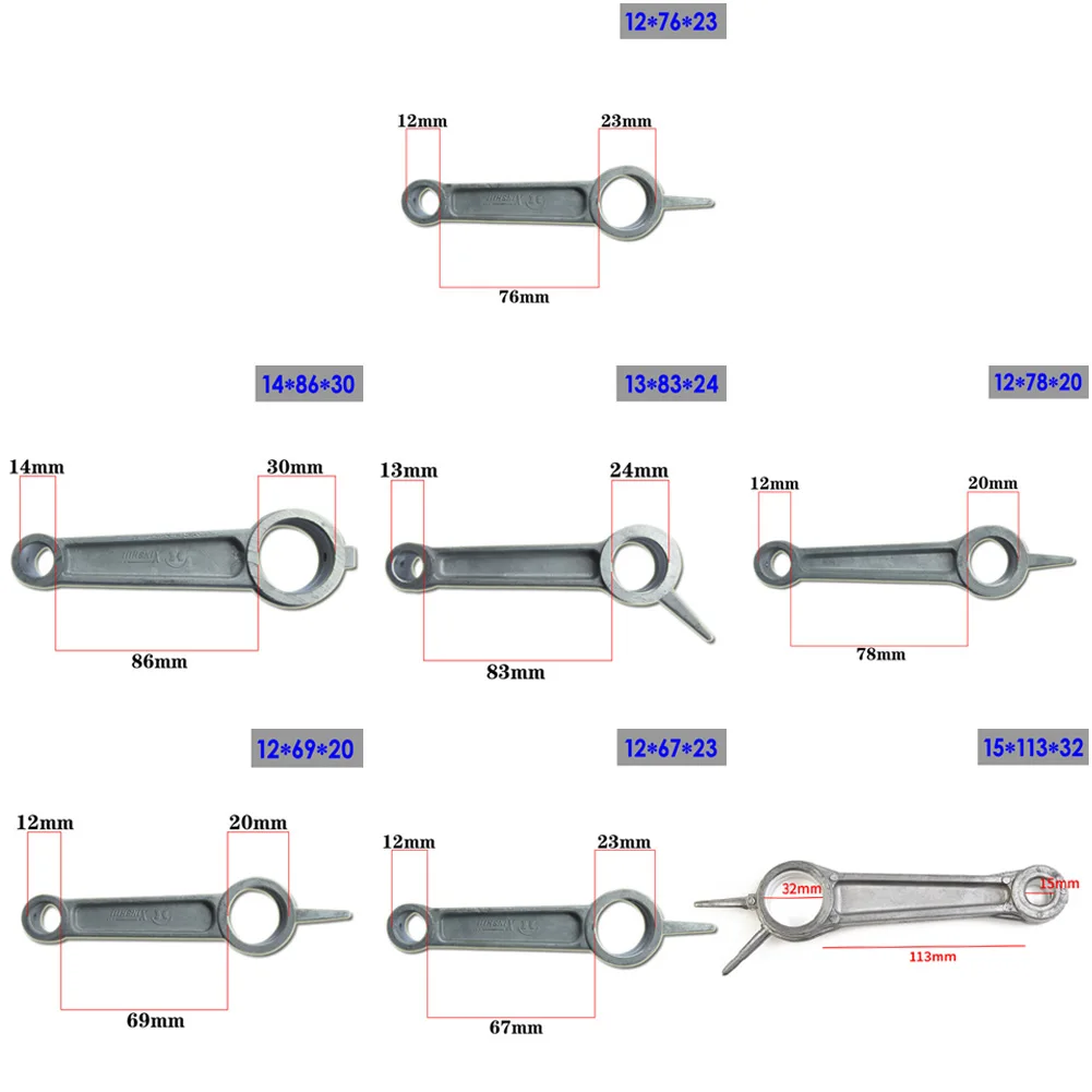 Air Compressor Connecting Rod Tone Spare Component Constructed Aluminum Alloy For Standard Compressor Rebuilds Air Tools