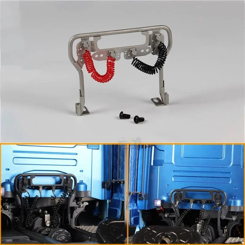Simulation Tracheal Stand Wire Rack 1/14 For Tamiya Lesu Scania Man Actros Volvo Car Parts Rc Truck Trailer Tipper