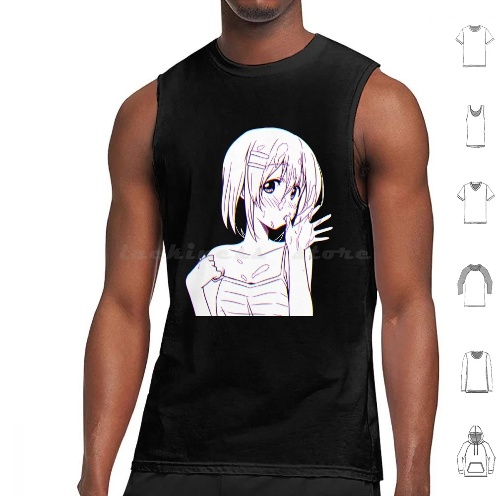 

Сексуальные топы Bukakke в стиле аниме Waifu, жилет без рукавов, аниме Waifu Ecchi Lewd Waifu Material Weeb Weebs Weeb Trash Lewd Anime