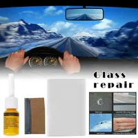 5Pcs/Set DIY Car Nano Fluid Phone Screen Repair Windshield Cracked Glass Curing Glue Auto Glass Scratch Crack Restore Kit NEW