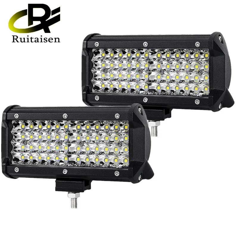 

72W 120W 144W Light Bar Work Light Spotlight LED Light Bar for Truck Driving Offroad Car Tractor SUV ATV barra led 4x4 off road