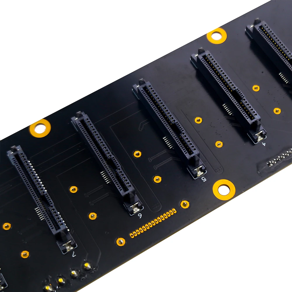 N3 Server Backplane JONSBO Chassis Accessories SATA Connector 8 Hard Disk Interface Circuit Board Only Applicable to Same Model