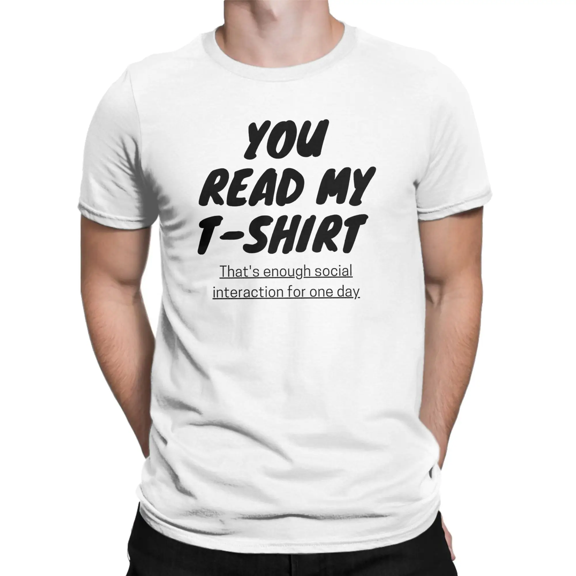 الشارع الشهير تي شيرت الصيف أنت قراءة قميصي موضة تي شيرت 100% القطن التي شيرت للرجال رهيبة مخصصة قصيرة الأكمام تي شيرت