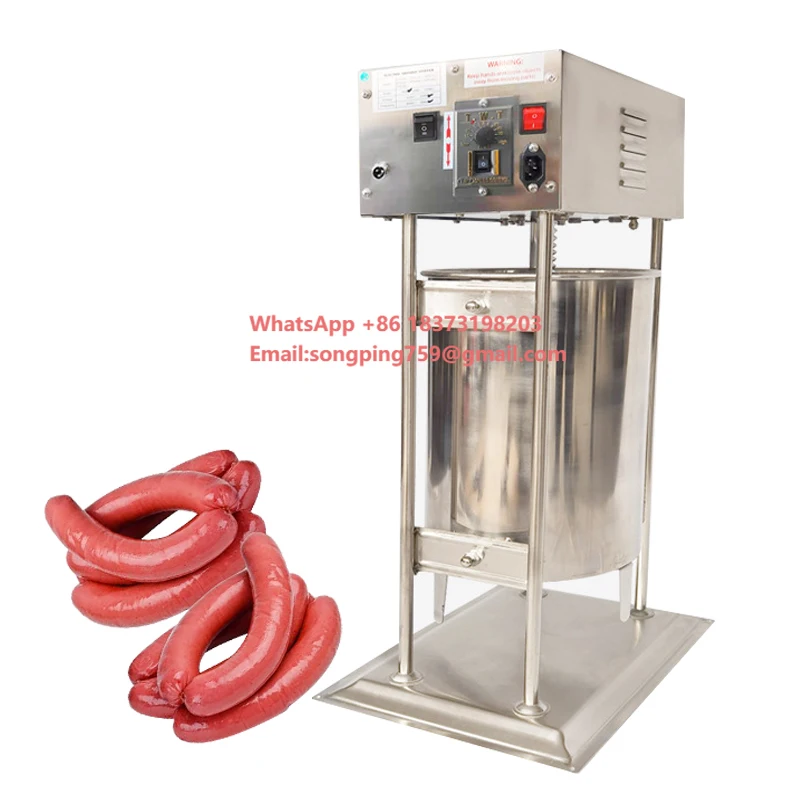 Electric Sausage Filling Machine Meat Filling Machine Stainless Steel Sausage Output Processing Machine
