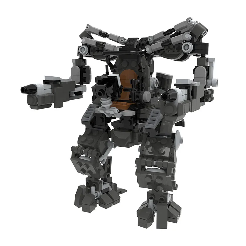 

MOC APU The Matrixed Robot Building Blocks Kit Hackers Empires Black Mecha Machine Warriors Movie Brick Toy Kids Birthday Gift