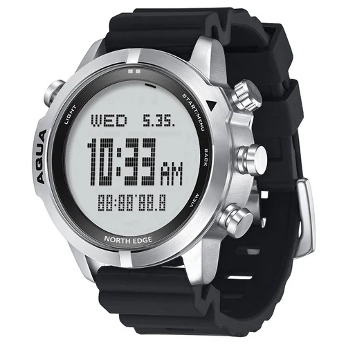 Imagen 2 del producto NORTH EDGE Reloj inteligente para hombre Reloj de buceo profesional para computadora Buceo NDL (sin tiempo Deco) 50M Altímetro Barómetro Brújula Nuevo