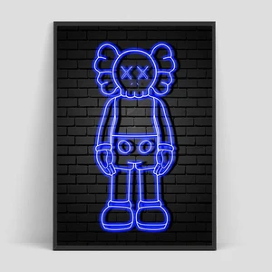 K-kaw-art تمثال ملصق الديكور غرفة نوم الداخلية جمالية ديكور ملصقات حائط لوحات زخرفية ديكورات المنزل أفضل 10 دمية كاوس للمبيعات - No9