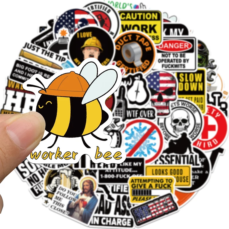 50PCS Safety Warnin…