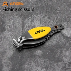 High Quantity Outdoor Fishing Scissors  Stainless Steel Scissors  With Serrated Blade And Rremove Rust And Grind Hook Plate