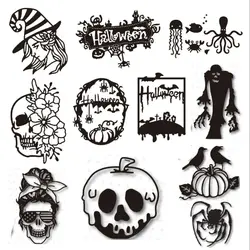 New 2024 Metal Cutting Dies Halloween Spider Skull diy scrapbooking Photo Album Decorative Embossing PaperCard Crafts Dies