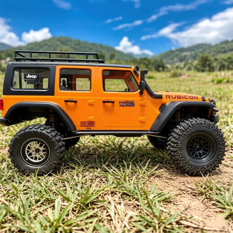 

New 1/8 YK4082 V3 Remote Control Electric Rc Professional Simulated 4wd Two-Speed Crawler Off-Road Vehicle Suitable As A Gift
