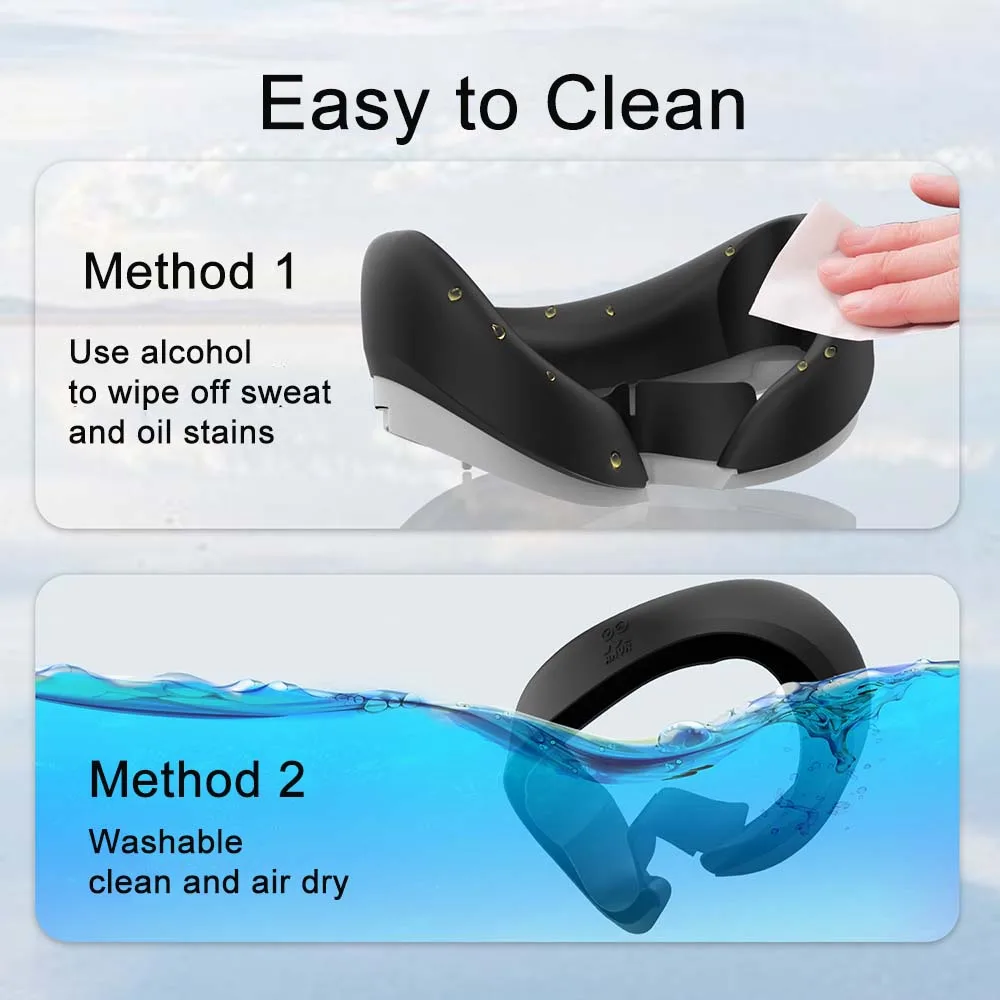 VR Eye Pad Silicone Face Cover for Pico 4 Comfortable Sweatproof Protective Cover Eye Mask for PICO 4 Ultra VR Glasses Parts