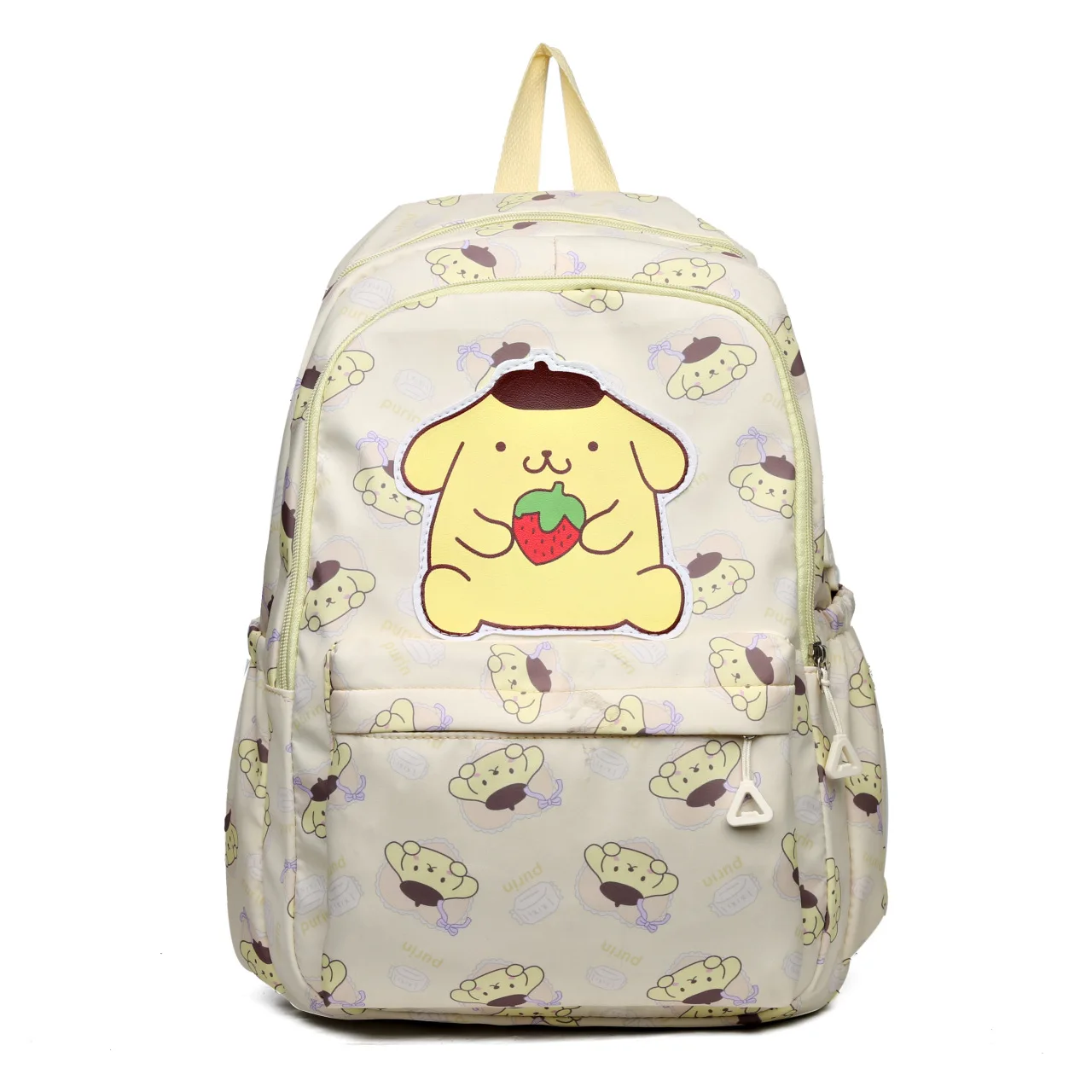 2024 Sanrio Cute Kuromi Melody Cinnamoroll Large Capacity Backpack Boys Girls Cartoon Hello Kitty Kawaii Canvas Schoolbag